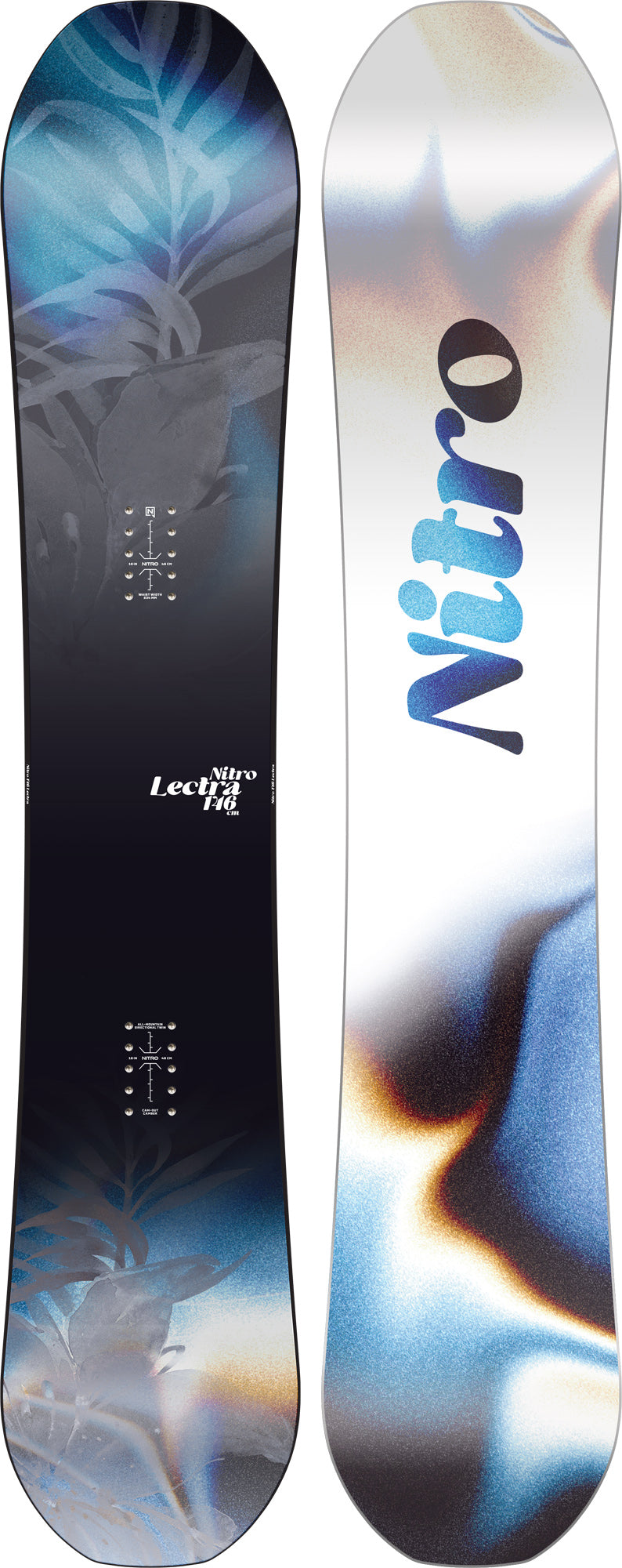 Nitro Women's Lectra Leaf  Cam-out snowboard 2025