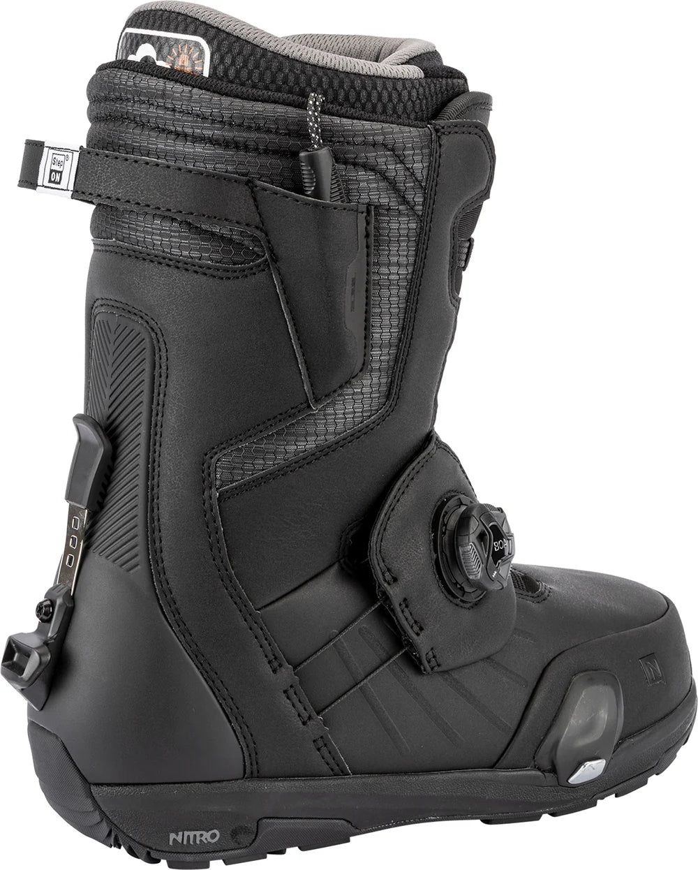 nitro boots snowboard Nitro Profile Step On TLS Mens Snowboard Boots 2026 11 Black