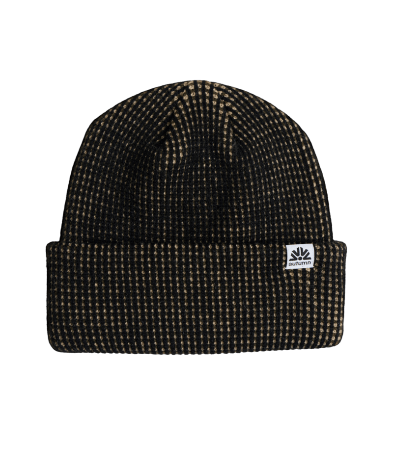 Autumn Static Snowboard Beanie (Black)