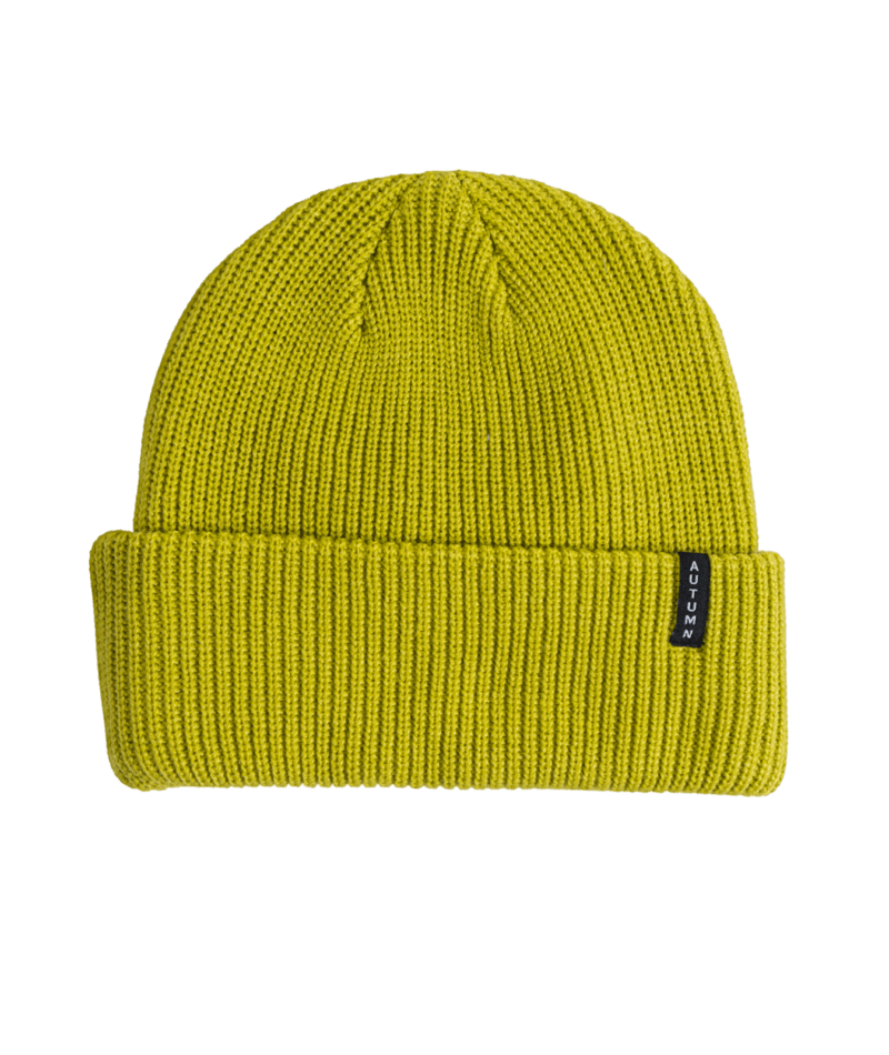 Autumn Select Solid Snowboard Beanie (Chartreuse)