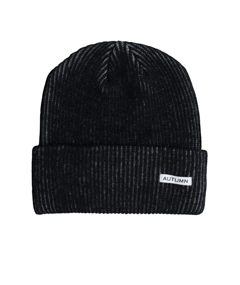 Autumn Cord Snowboard Beanie (Black)
