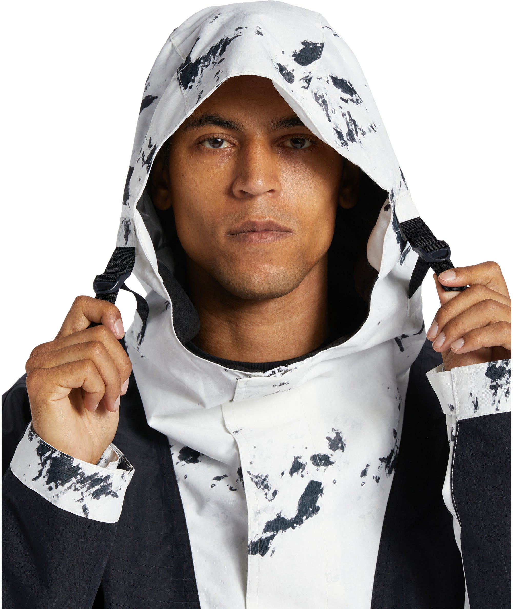 White camo hot sale snowboard jacket