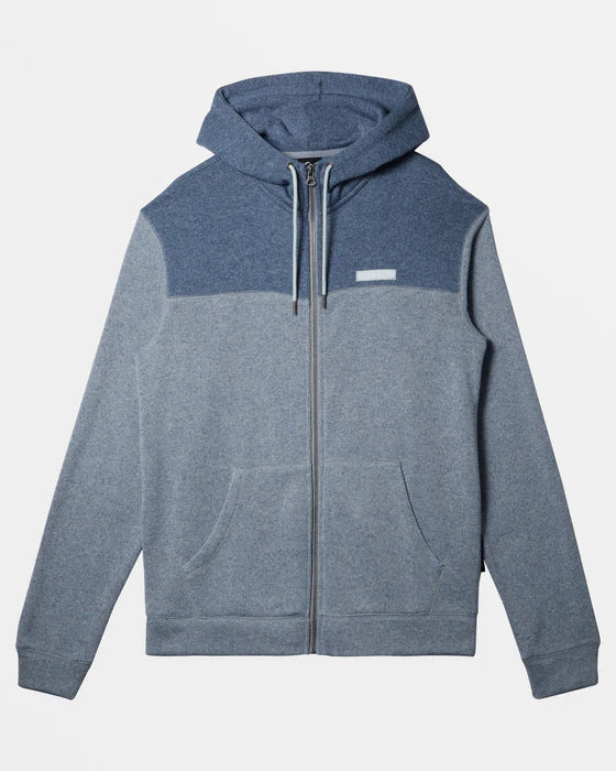 QuikSilver Men's Keller Block Zip Hoodie