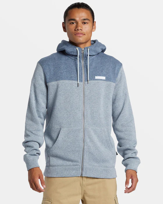 QuikSilver Men's Keller Block Zip Hoodie