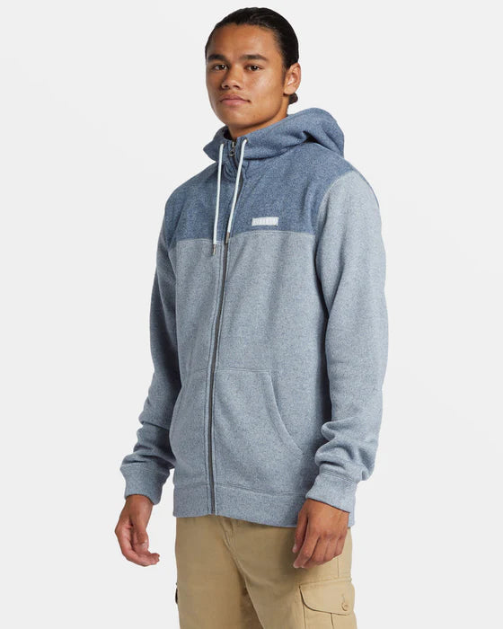 QuikSilver Men's Keller Block Zip Hoodie