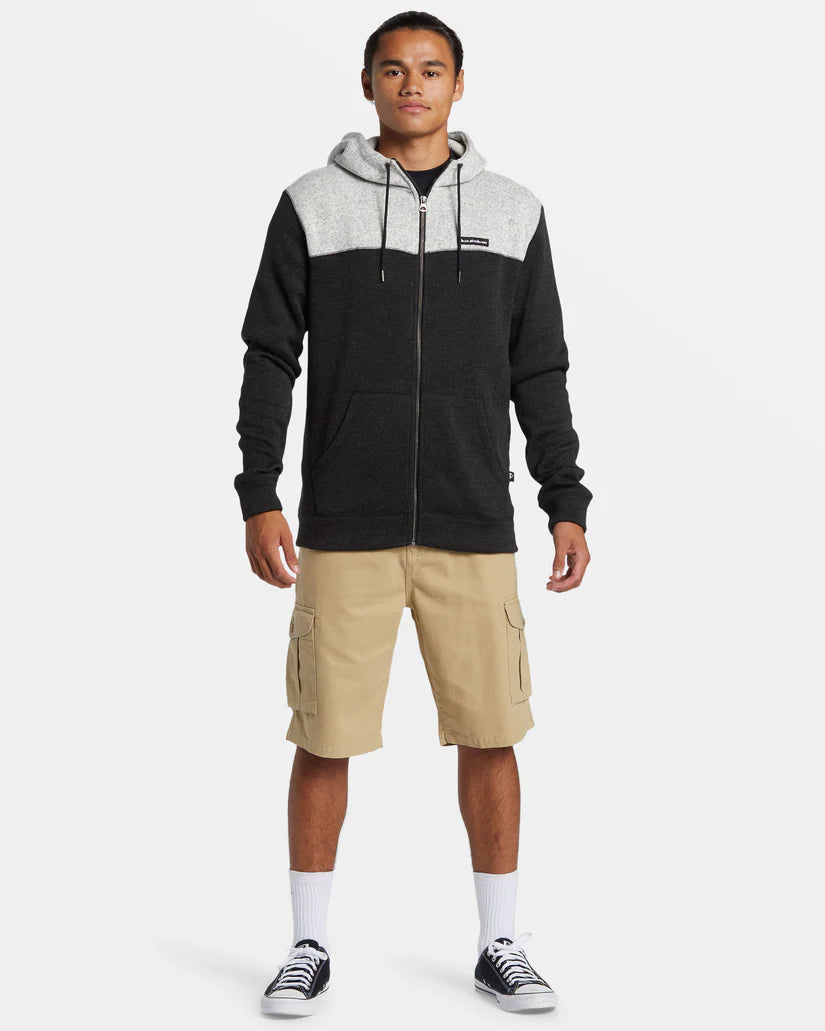 QuikSilver Men's Keller Block Zip Hoodie