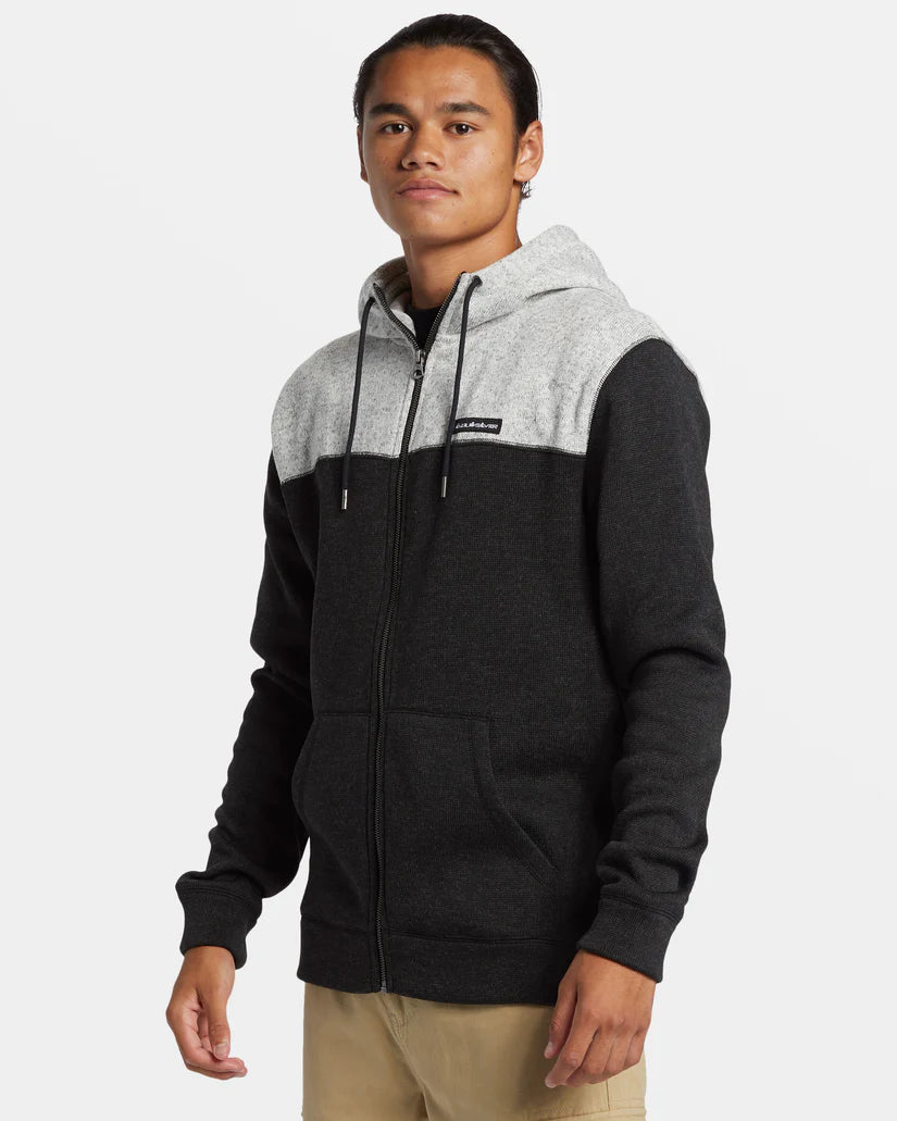 QuikSilver Men's Keller Block Zip Hoodie