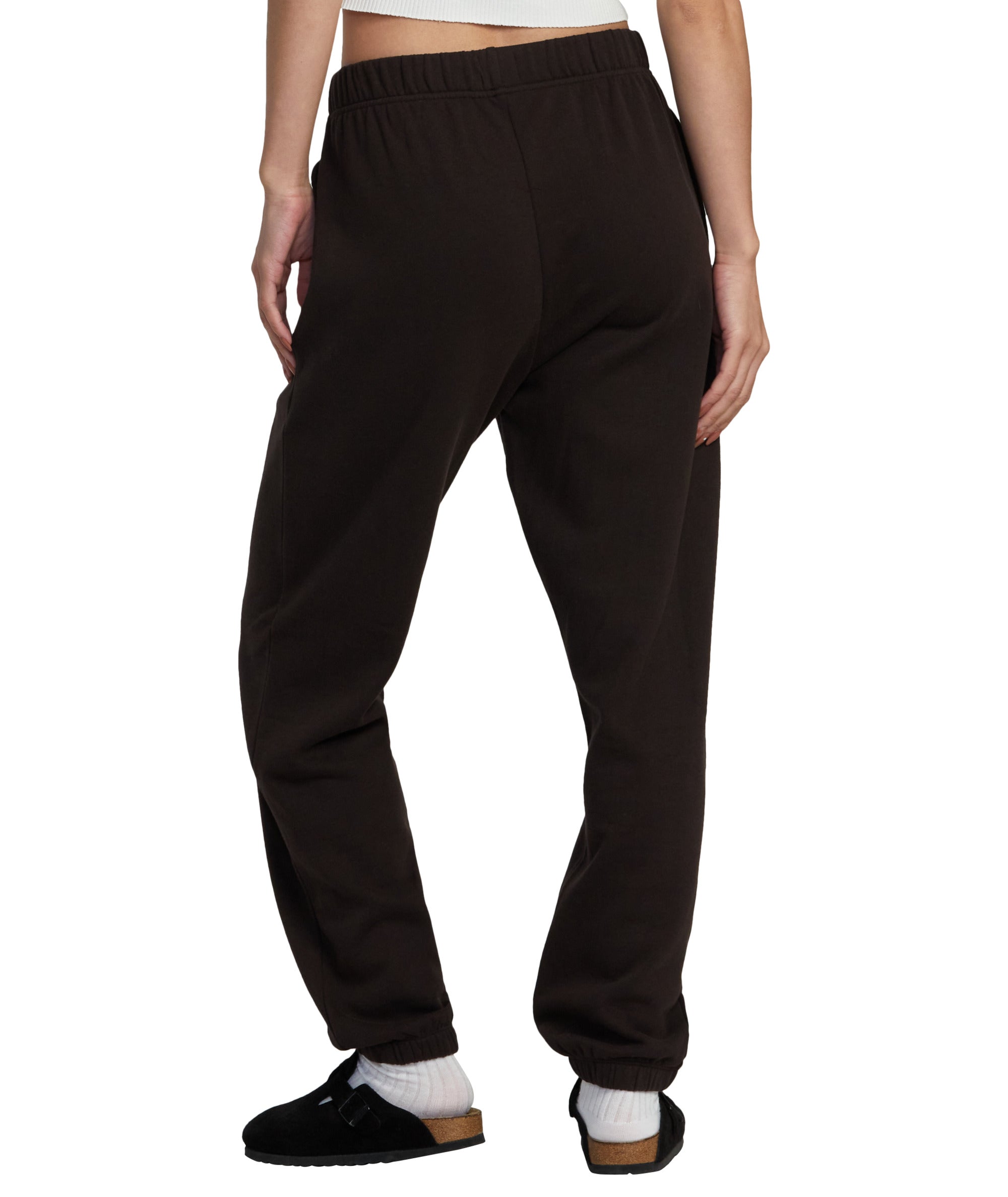 RVCA Women's Sunday Jogger Sweatpants(Chocolate Torte)