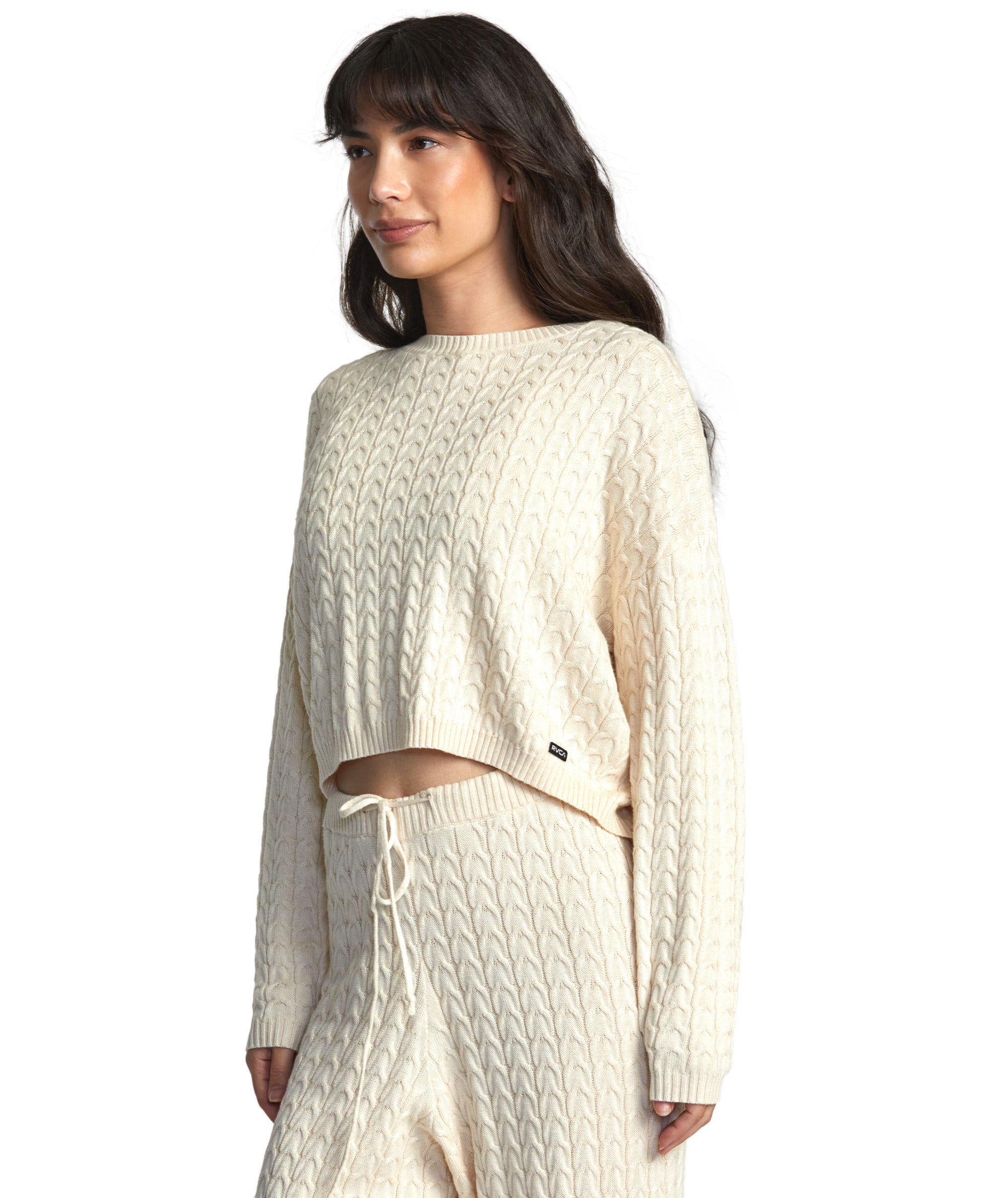 RVCA Women's Soft Cable Sweater