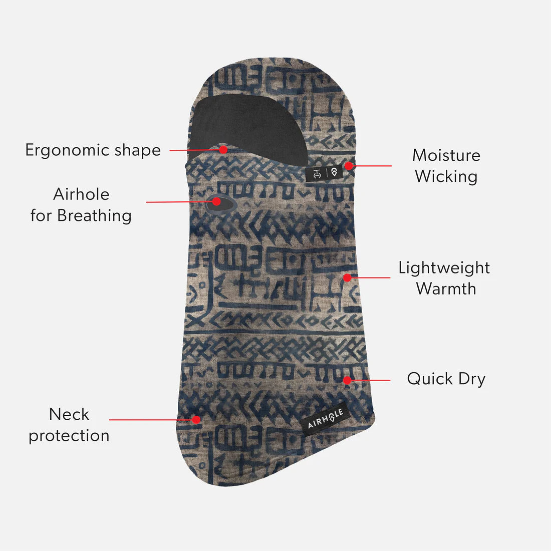 Airhole Balaclava Hing Dry Tech