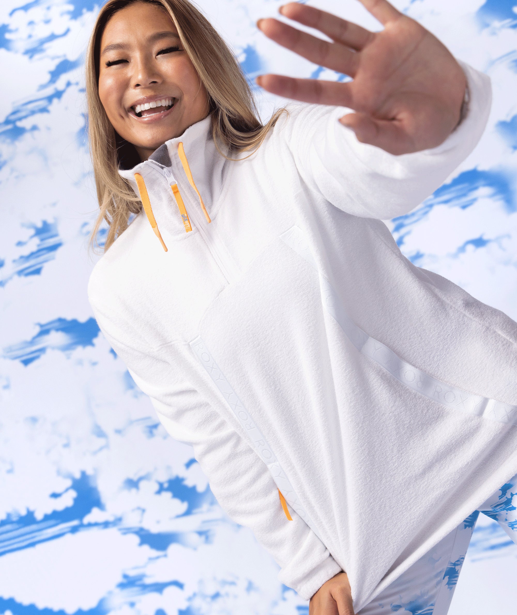 Roxy Chloe Kim Technical Half Zip Snowboarding Fleece 2024