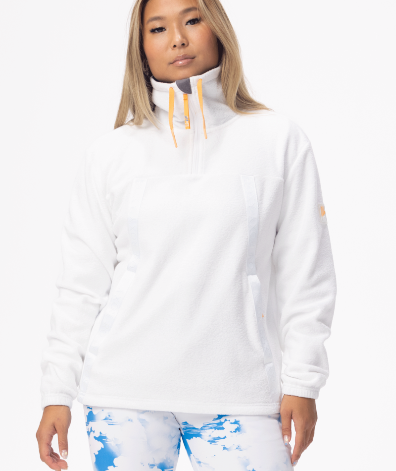 Roxy Chloe Kim Technical Half Zip Snowboarding Fleece 2024 Roxy Chloe Kim Technical Half Zip Snowboarding Fleece 2024