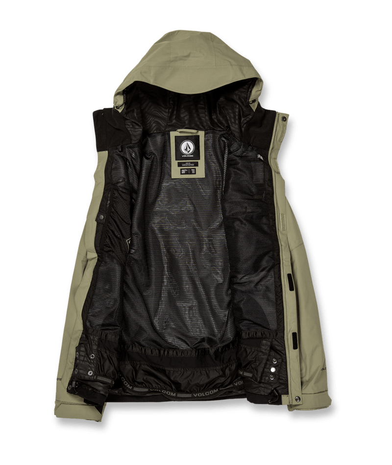 Volcom MENS L GORE-TEX JACKET LIGHT MILITARY 2024 Volcom MENS L GORE-TEX JACKET LIGHT MILITARY 2024