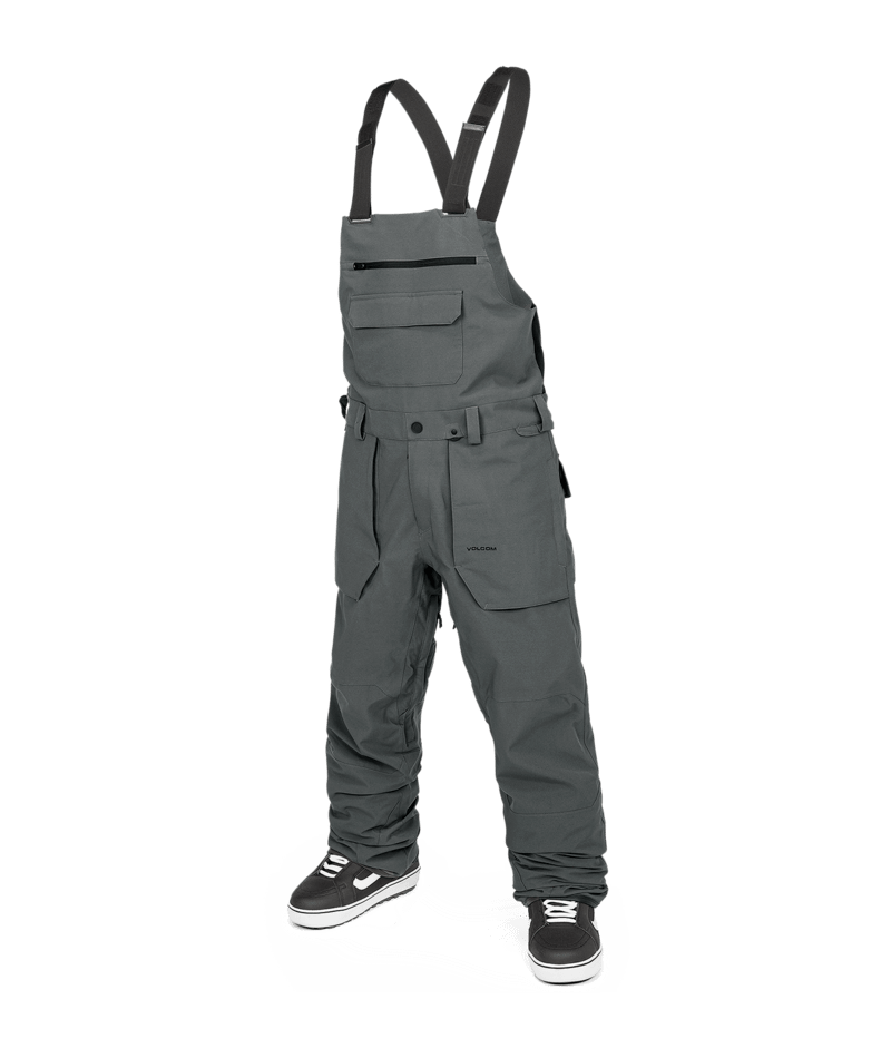 Mens Roan Bib Overalls - Black | Volcom US