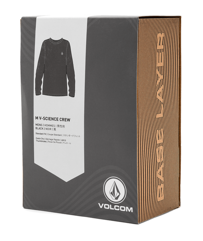 Mens V-Science Crew Base Layer