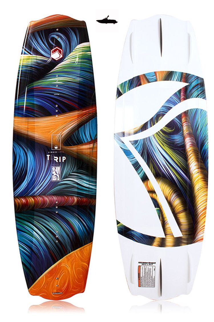 Liquid Force TRIP Wakeboard 2018 142cm and 8-12 shoe Size-USED