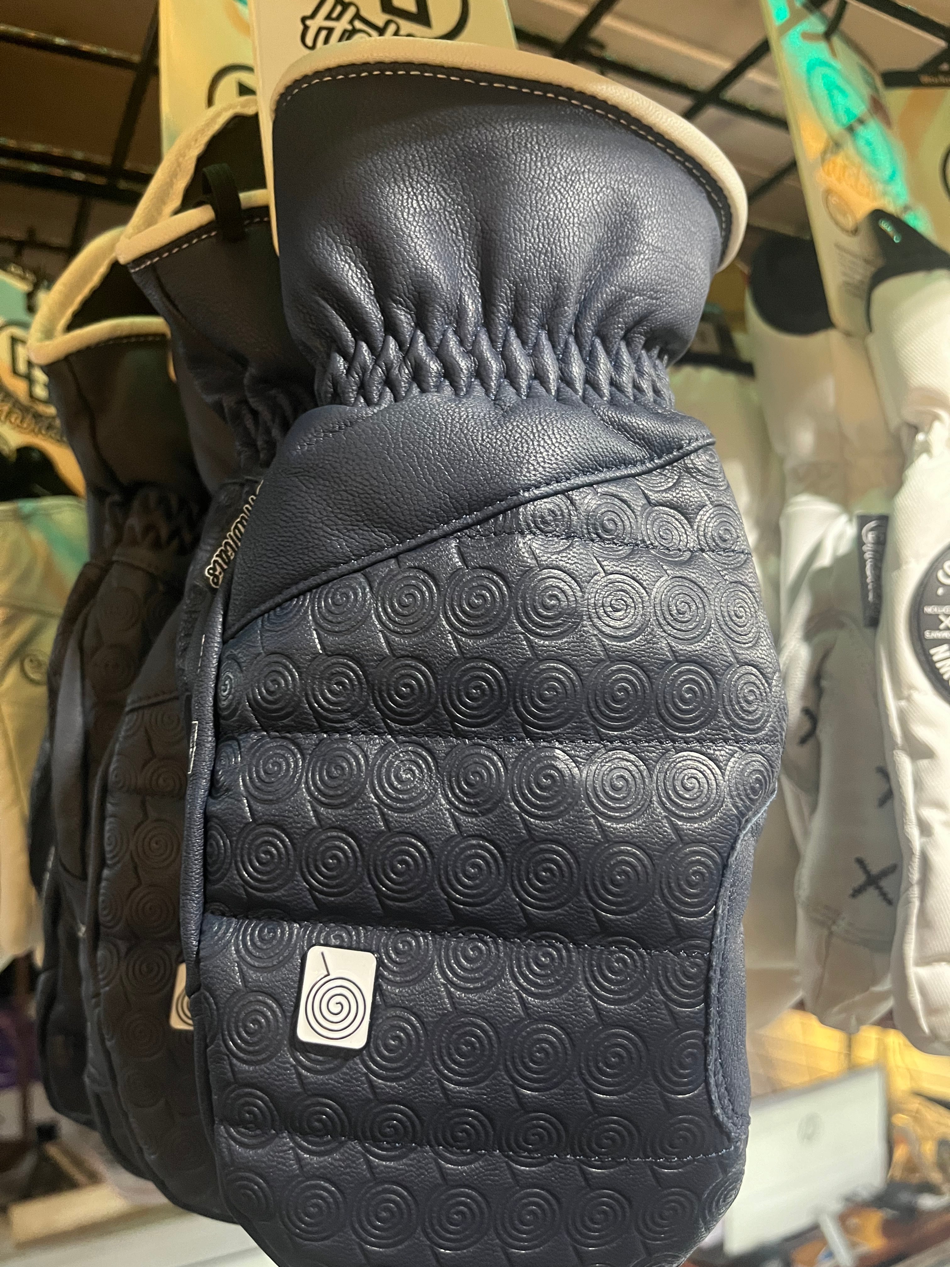 Candy Grind Habitats Workman OG Full Leather Mitt (Navy)