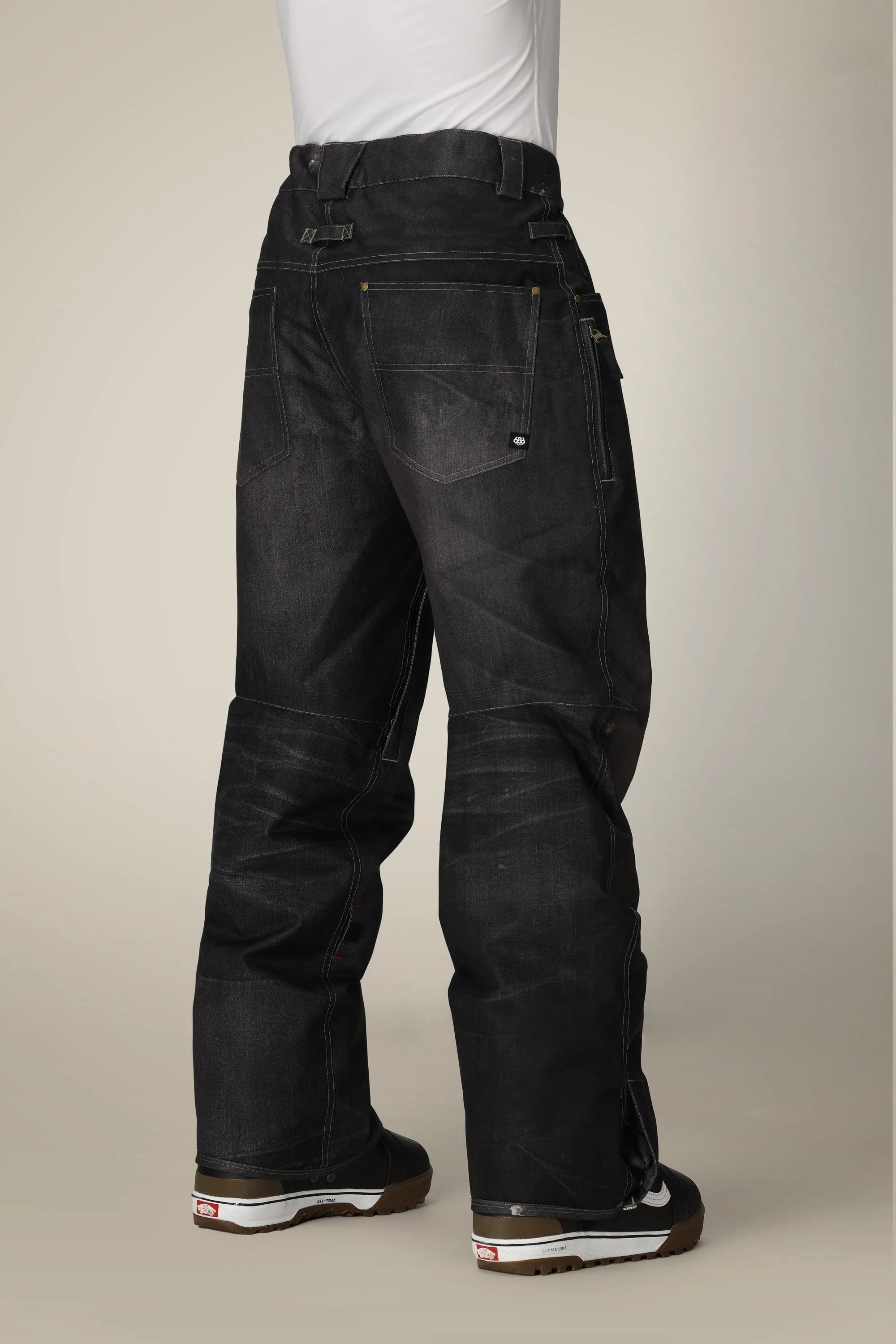 686 Mens Deconstructed Black Denim Pant 2026