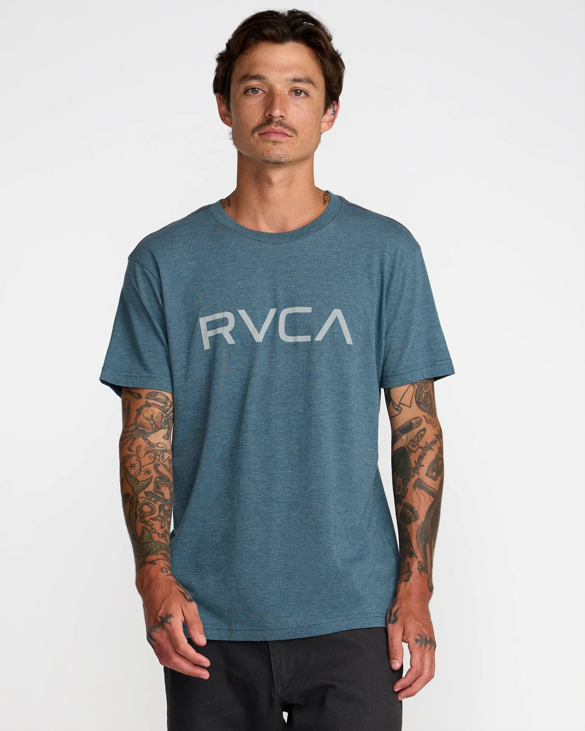 RVCA Mens Big RVCA Short Sleeve Tee
