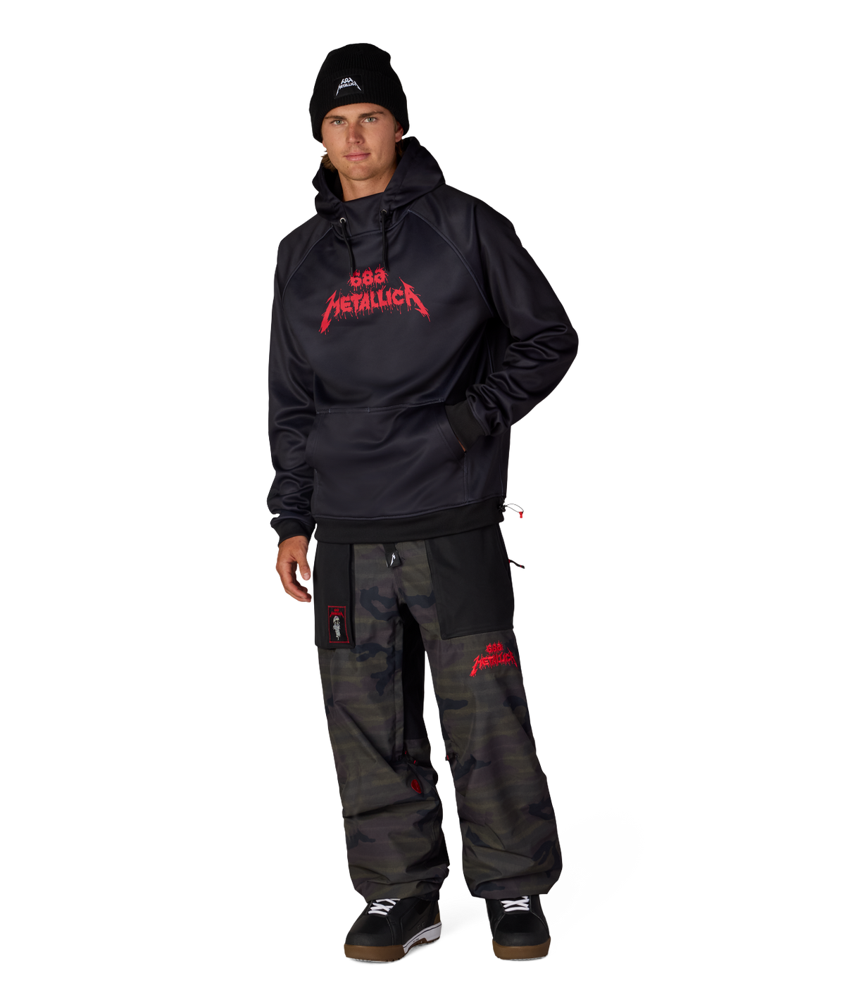 686 Mens Metallica Bonded Fleece Hoody 2027