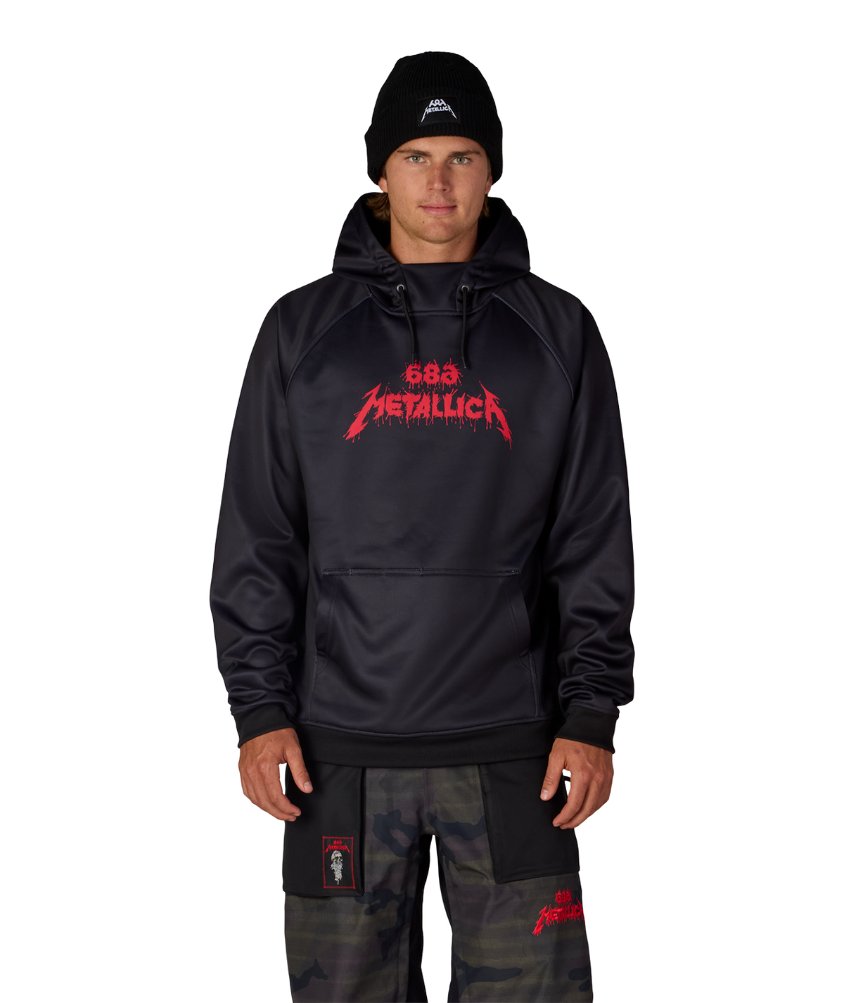686 Mens Metallica Bonded Fleece Hoody 2027
