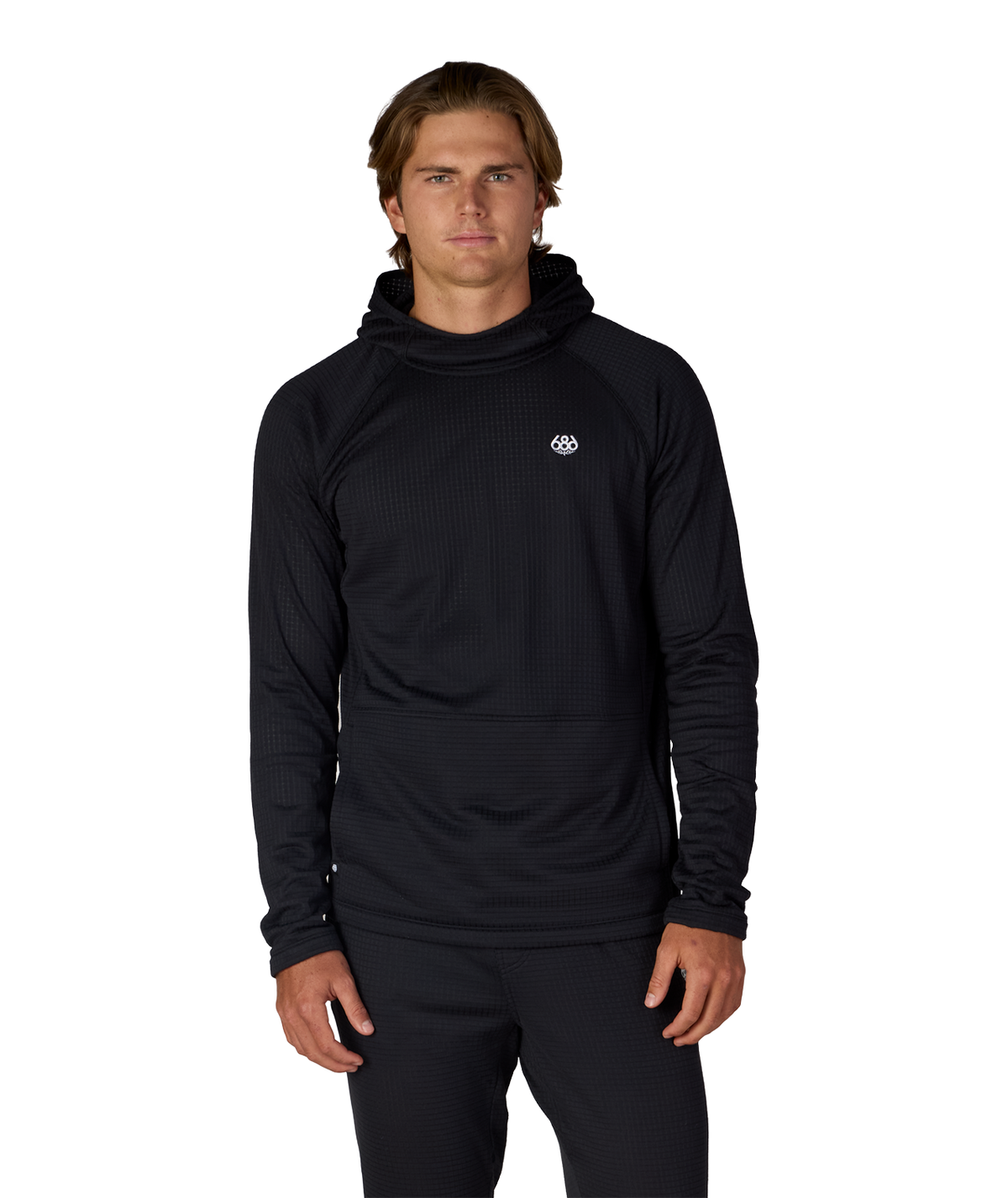 686 Mens Mission Grid Raglan Hoody