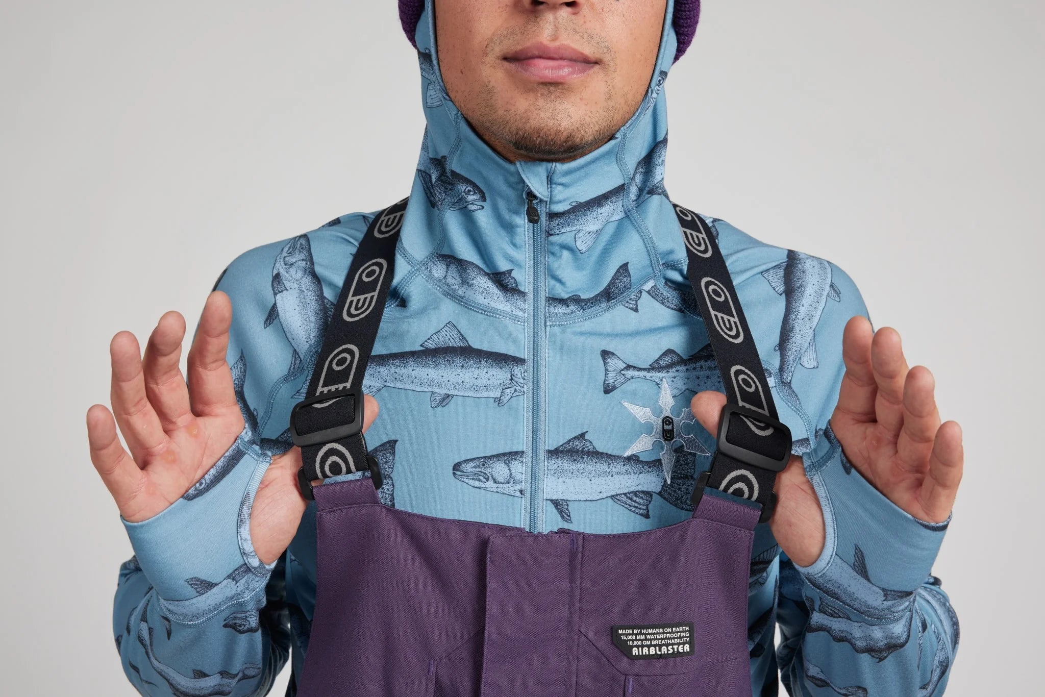Airblaster Mens Krill Snowboarding Bibs 2026