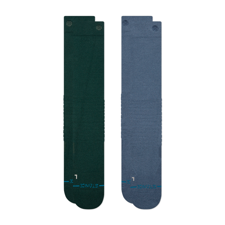 Stance Mens Medium Weight Poly Snow Otc Socks 2 Pack