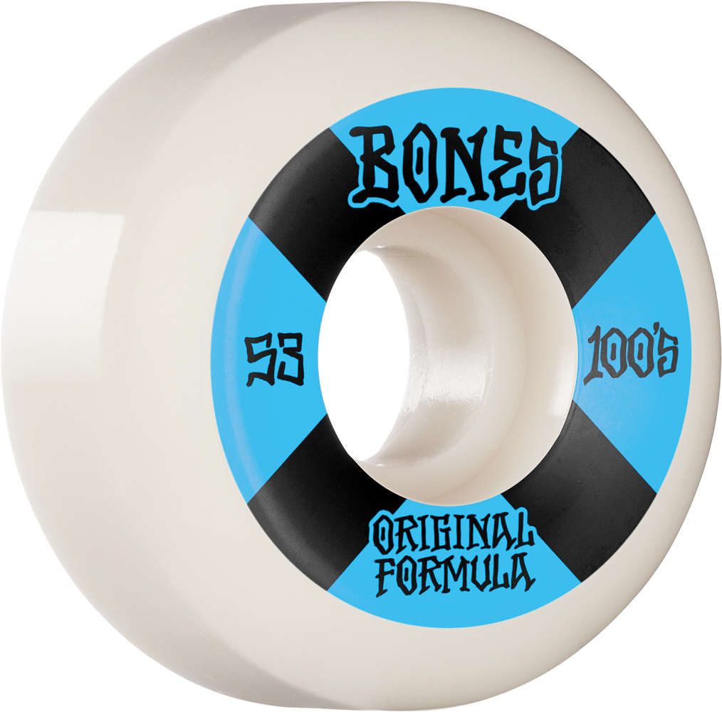 Bones 100's OG V5 Skateboard Wheels 2022 (4 pack)