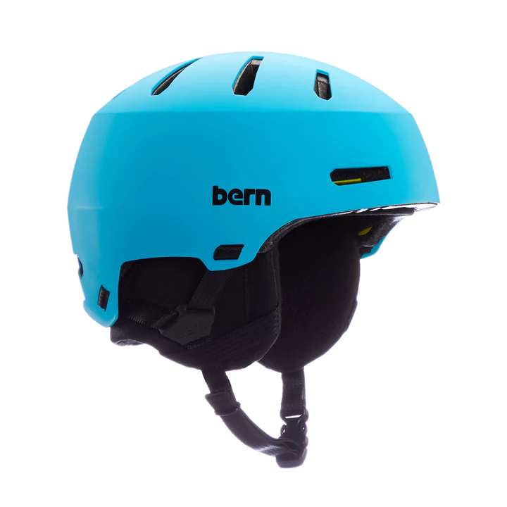 bern snowboarding helmet light blue Bern Macon 2.0 MIPS Jr. Snowboard Helmet 2023