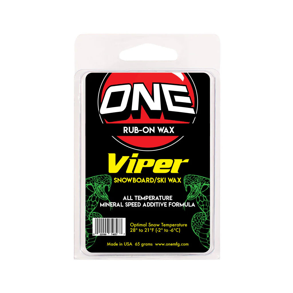 One Ball Viper Rub-On Snowboard / Ski Wax