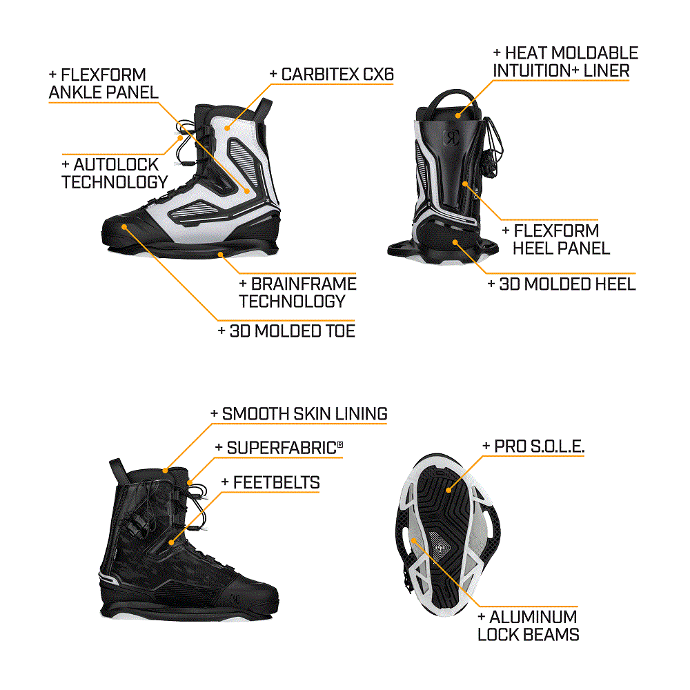 Ronix One Intuition+ Wakeboard Boots-Bindings 2022